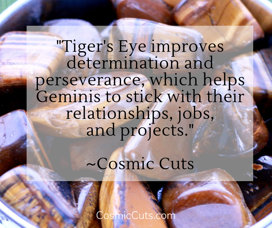 Tigers Eye for Gemini Sun Sign