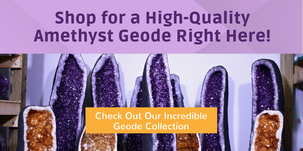 Amethyst Cathedral Geodes for Sale