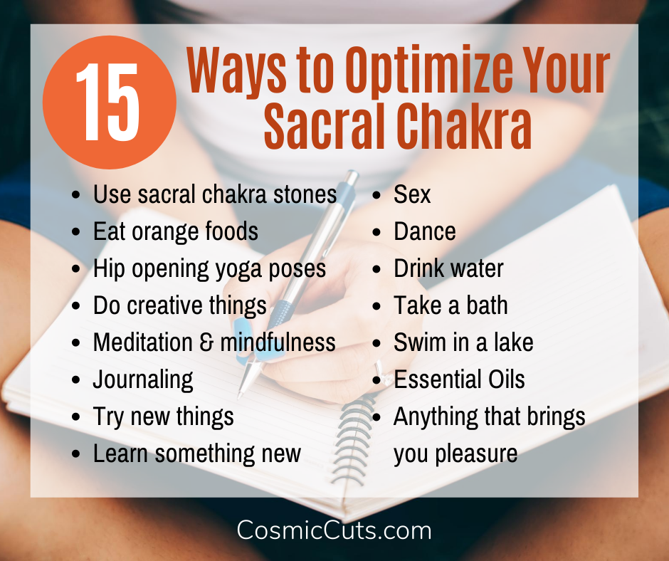 Way to Balance the Sacral Chakra Infographic