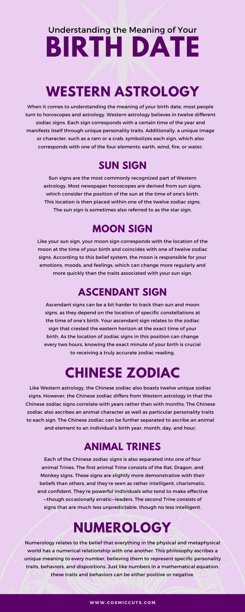 Understanding the Meaning of Your Birth Date infographic