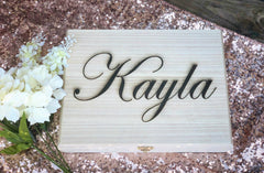 Customized Bridesmaid/Maid of honor Box - Knot and Nest Designs