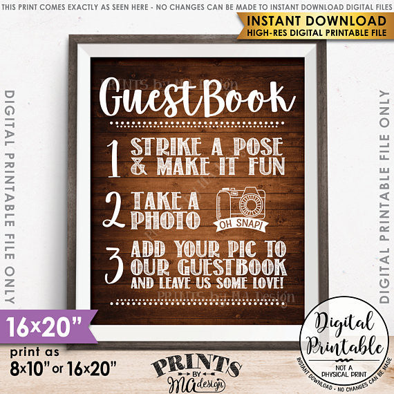 photo booth sign printable