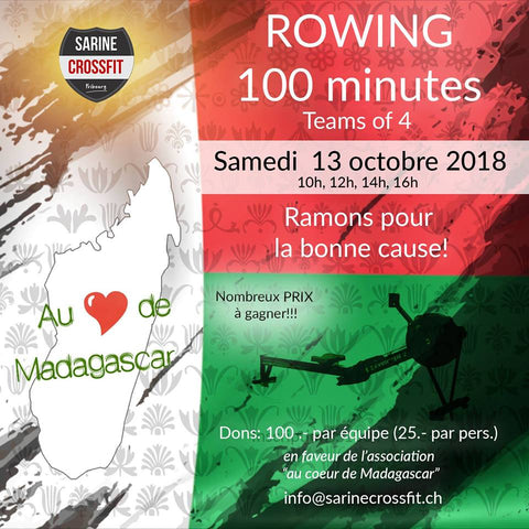 Sarine CrossFit -  Rowing 100 Minutes !