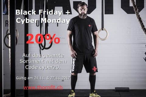 Black Friday & Cyber Monday - 20% Rabatt