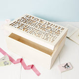 Large Personalised Baby Keepsake Box