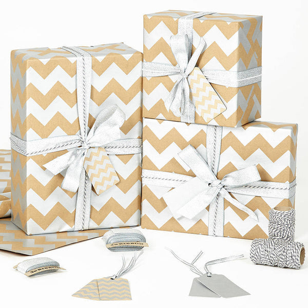 chevron gift wrapping paper