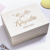 Large Personalised Elegant Wedding Keepsake Box