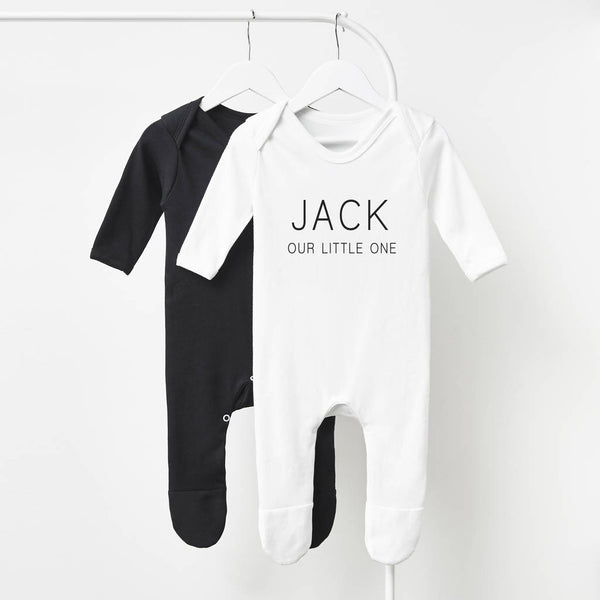 personalised baby grow