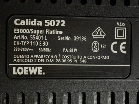 loewe calida 5072 crt rgb scart