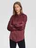Raya Silk Shirt - Mixed Stripe