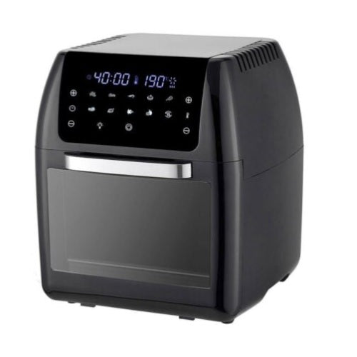 Healthy Choice 12L Digital Airfryer Oven/ Rotisserie Rack/Basket/Tray/Tongs/Time - Sydney Electronics