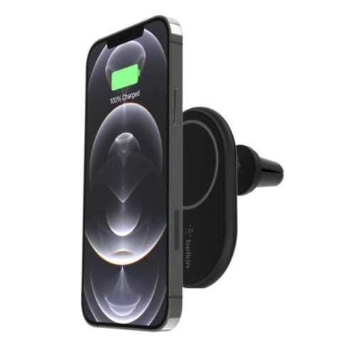 Belkin BoostCharge 10W Magnetic Wireless Vent Mount Car Charger For iPhone