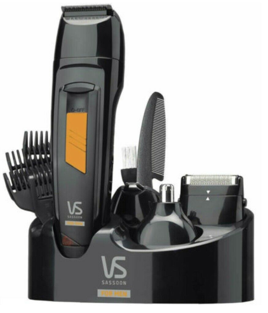 VS Sassoon Rechargeable Cordless Hair Beard Body Trimmer Shaver Groomer-VSM7056A