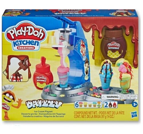 Play-Doh Kitchen Creations Drizzy Ice Cream Playset- Great For Kids/ Fun - Sydney Electronics