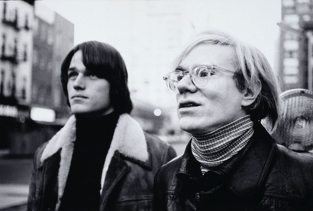 Andy Warhol and Jed Johnson together