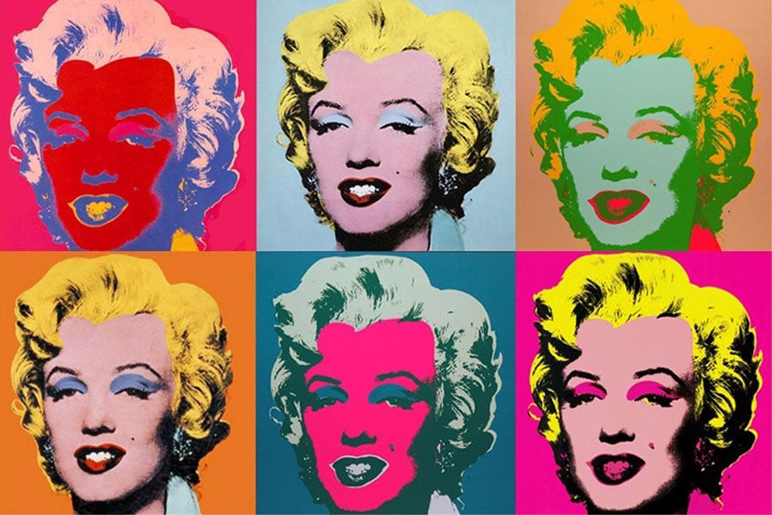 Silkscreen print Marilyn Diptych by Andy Warhol