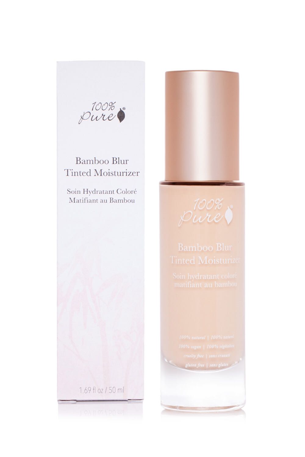 100% Pure Bamboo Blur Tinted Moisturiser