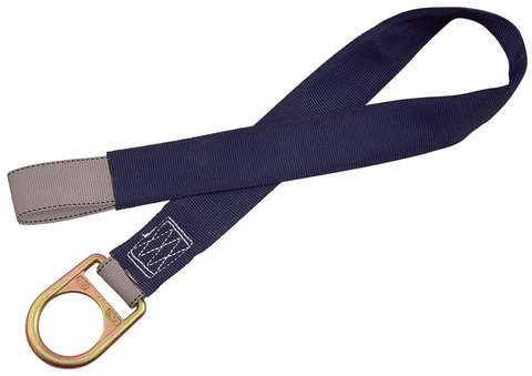Concrete Anchor Strap 42 in. (1m) - loop/D-ring - Barry Cordage