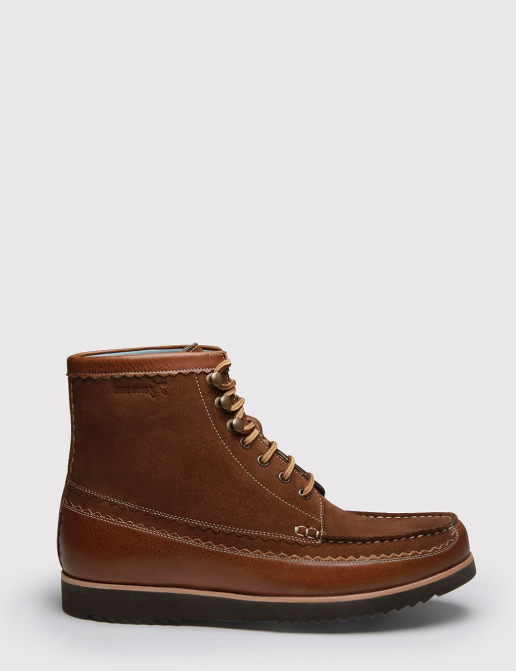 tan moccasin boots