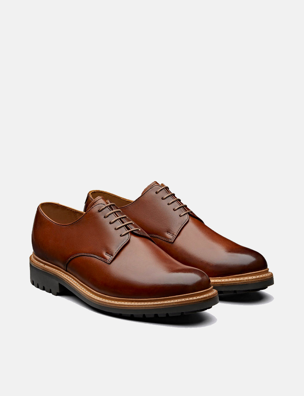 Grenson Curt Derby Shoes (Hand Painted 