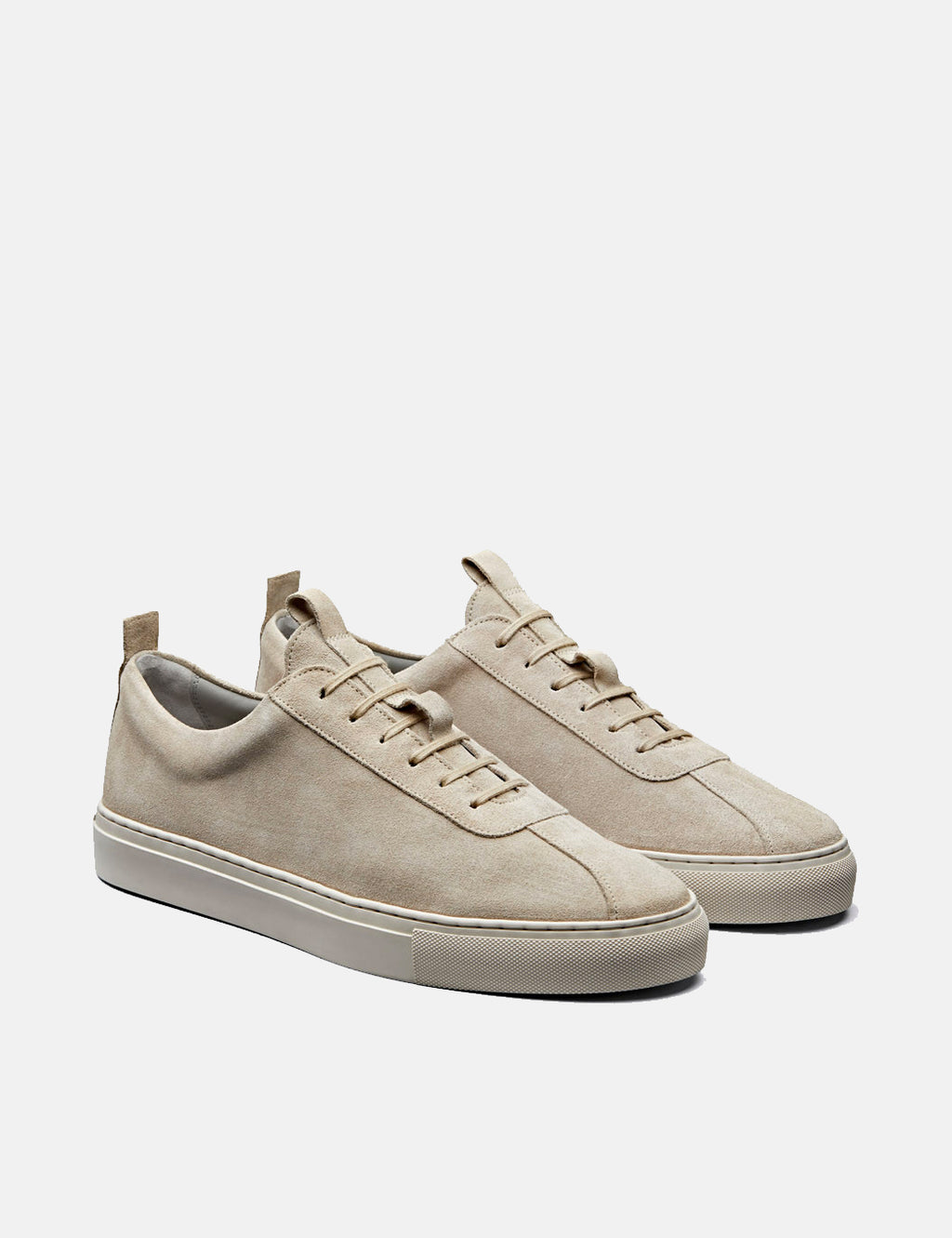 Grenson Sneakers 1 (Suede) - Stone 