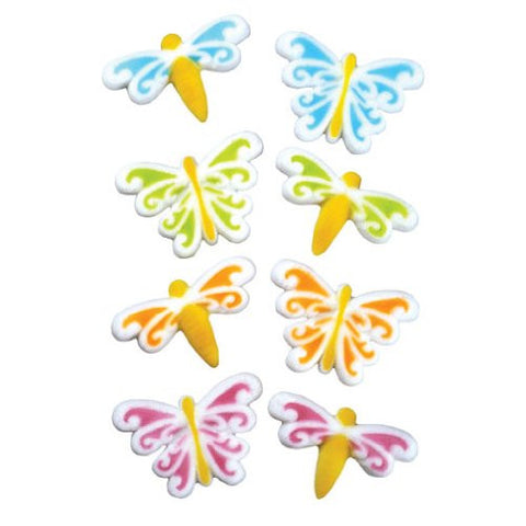 Butterfly & Dragonfly Asst Dec-Ons? Sugar Decorations