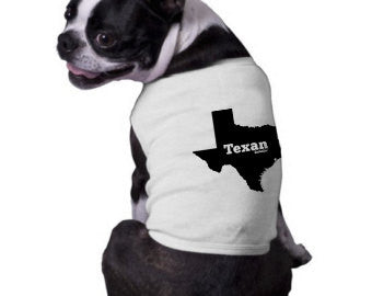 texas t-shirt for dogs