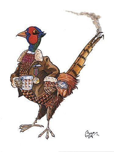 Shooting greeting card by Bryn Parry. The Veteran