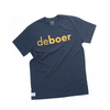 deboer Men's Tee Navy & Safran - Purpose Performance Wear