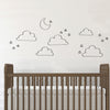 Doodle Moon, Clouds, & Stars - Dana Decals - 1