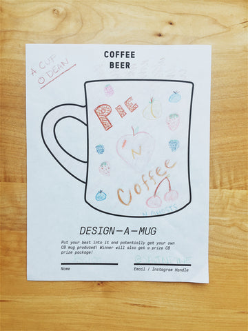 Coffee Beer Coloring Book Sample