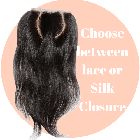 silk and lace closure