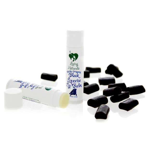 100% Organic Black Liquorice Lip Balm .16 Ounce