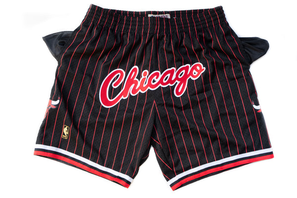 chicago bulls pinstripe shorts