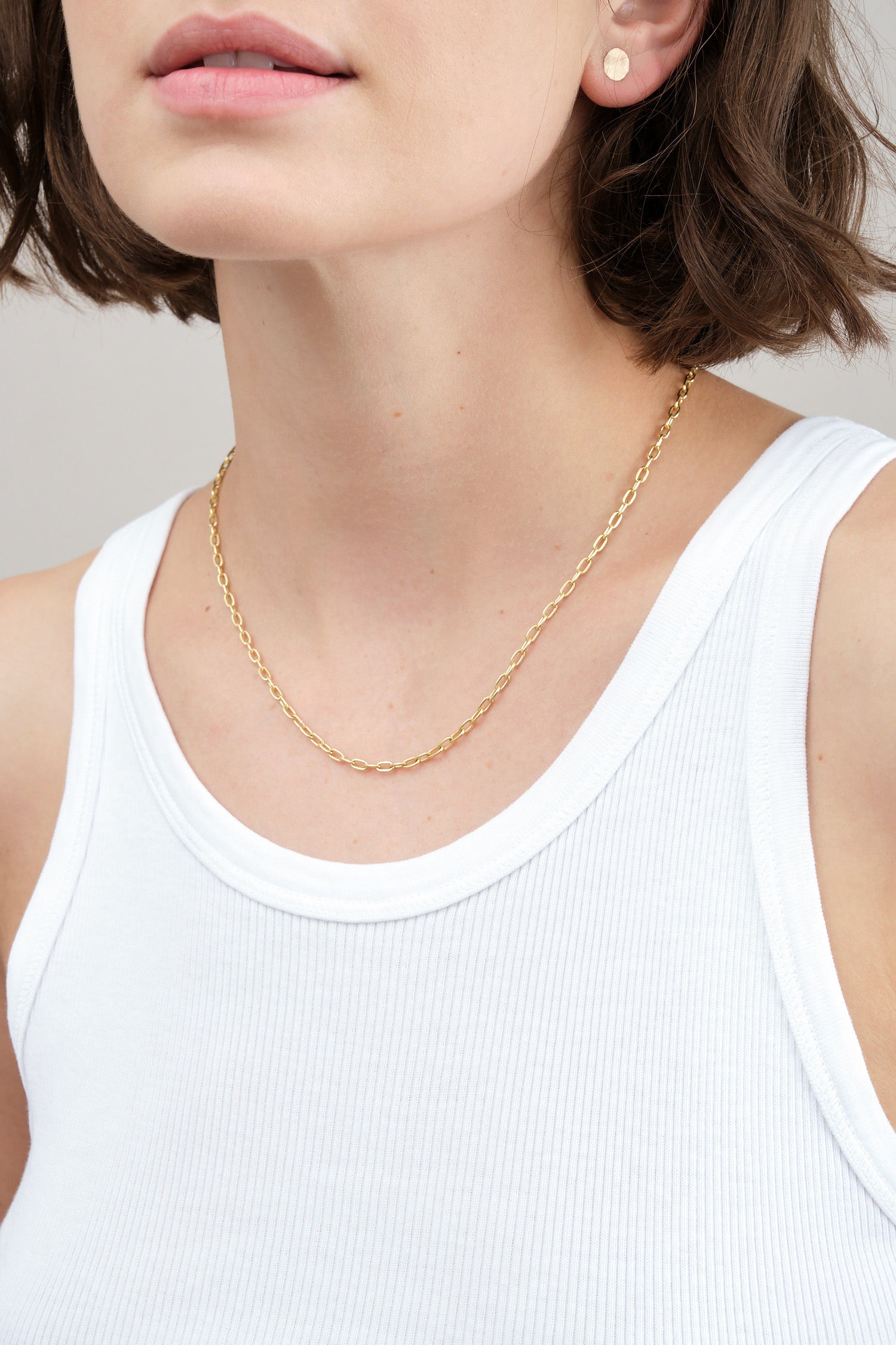 tiffany oval link chain necklace