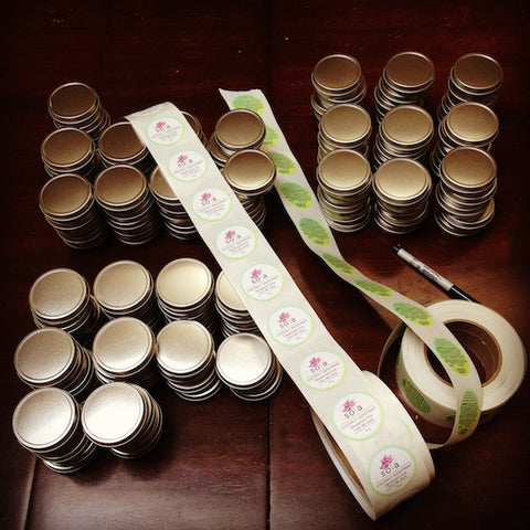 Tins for Natural Deodorant 