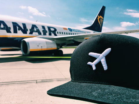 iconspeak travel airplane hat one edition five panel