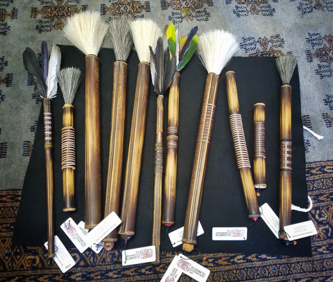 Handmade paint brushes by Elizabeth Schowachert