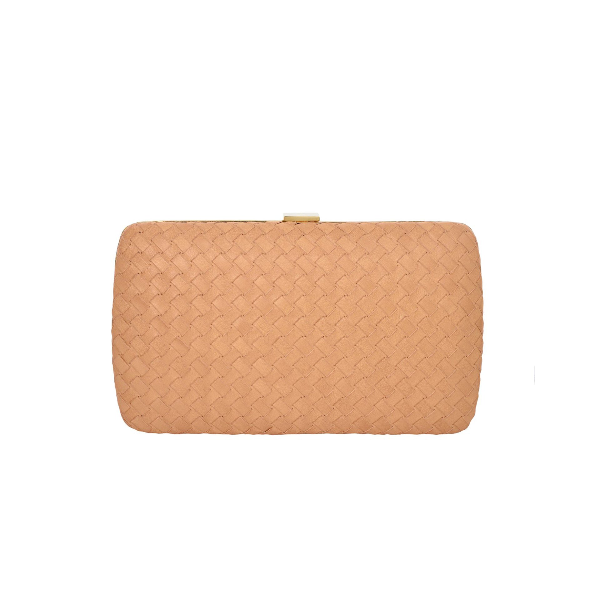 woven clutch