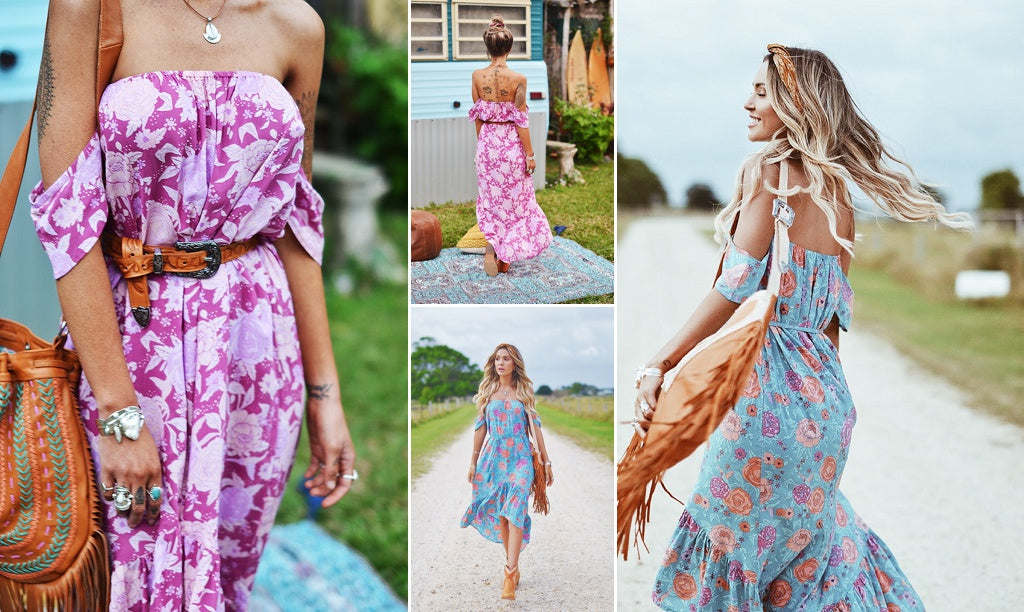 bohemian maxi dress