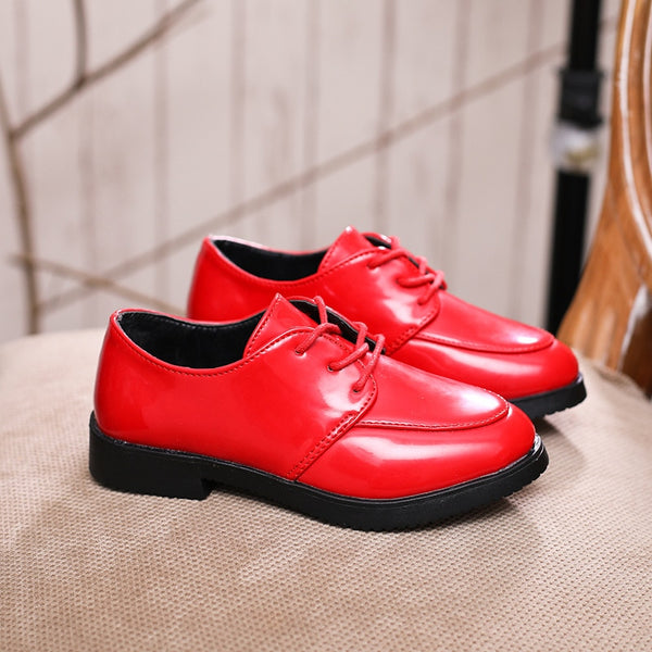 kids red dress shoes