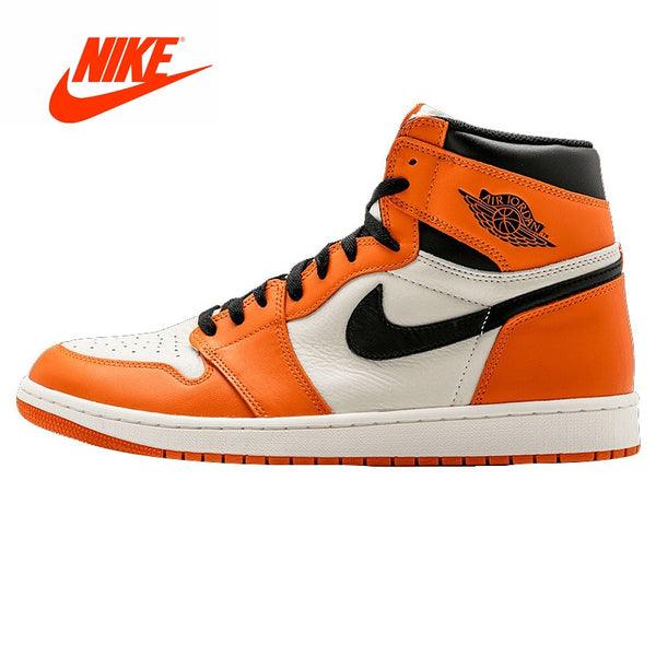 orange and white jordan 1