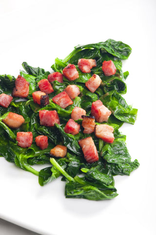 Balsamic Baby Spinach Bacon Recipe