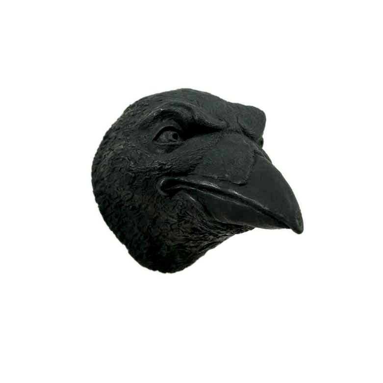 Cement Raven Art | Wall-Hanging Faux Animal Heads | Gothic Decor Oland –  Olander Earthworks