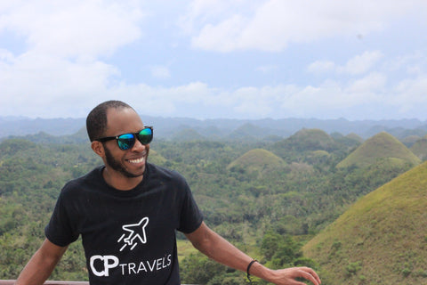 Carl at the Chocolate Hills in Bohol, Philippines (Photo: CP Travels)