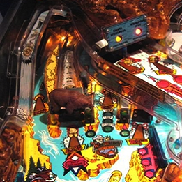 WHITEWATER White Water Pinball GRIZZLY BEAR Mod 