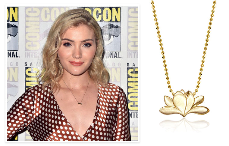 Skyler Samuels wearing Alex Woo Little Seasons Magnolia