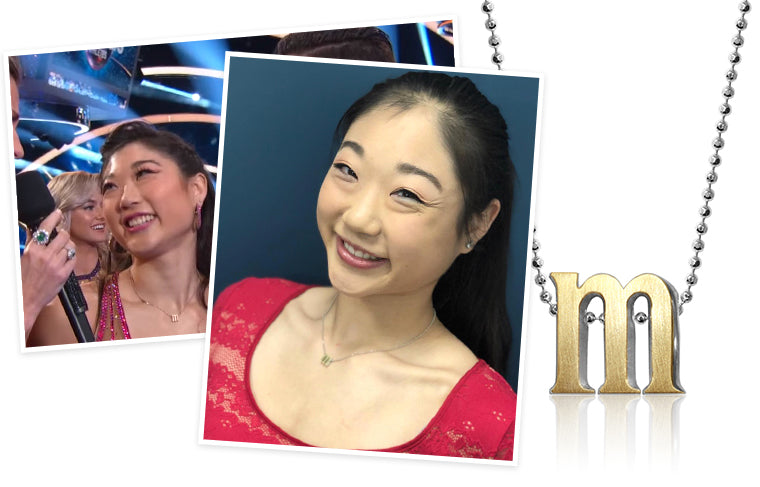 As Seen On Dancing with the Stars :: Mirai Nagasu wearing Little Letter M