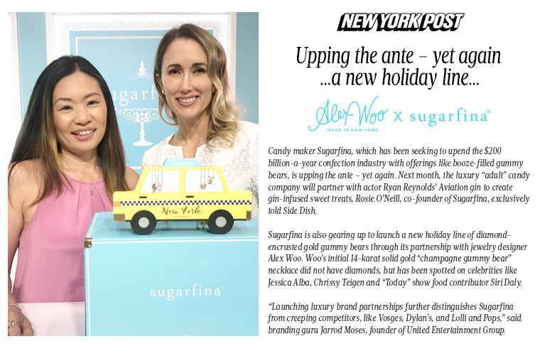 NY Post :: Alex Woo x Sugarfina