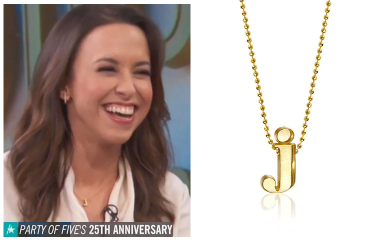 Lacey Chabert wearing Little Letter J